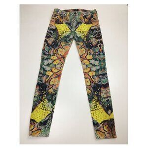 HUDSON Multi-color NICO Super Skinny Mid Rise Faux Pockets Slim Fit Jeans